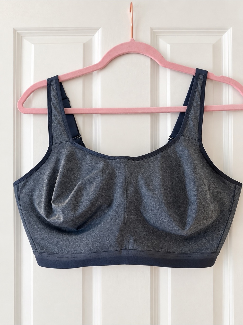 Wacoal Brandi High Impact Underwire Sports Bra 855229 38DDD Blue Gray